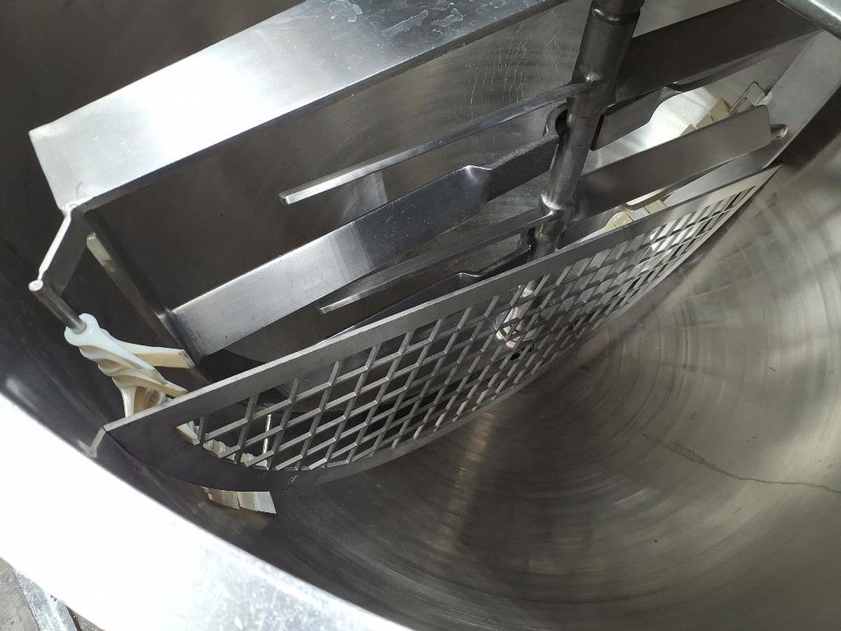 Used Hamilton 400 Gallon Half Jacketed Stainless Steel Kettle