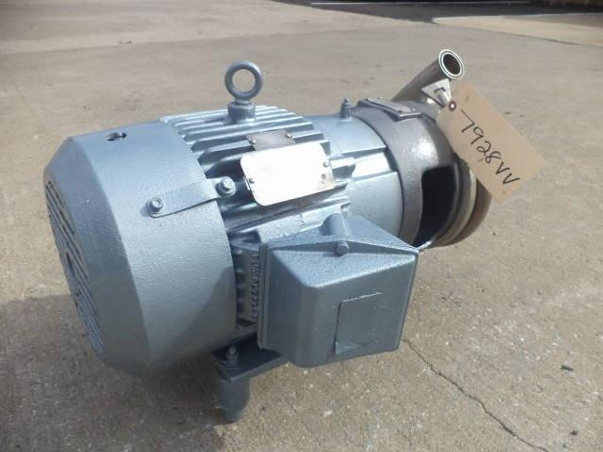 Used Crepaco 2 in. x 1-1/2 in. SS Sanitary Centrifugal Pump, 7.5HP