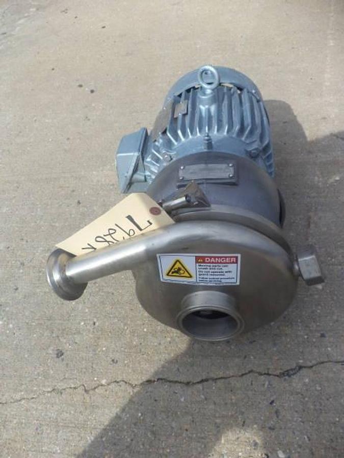 Used Crepaco 3 In. X 2-1/2 In. Stainless Steel Sanitary Centrifugal Pump