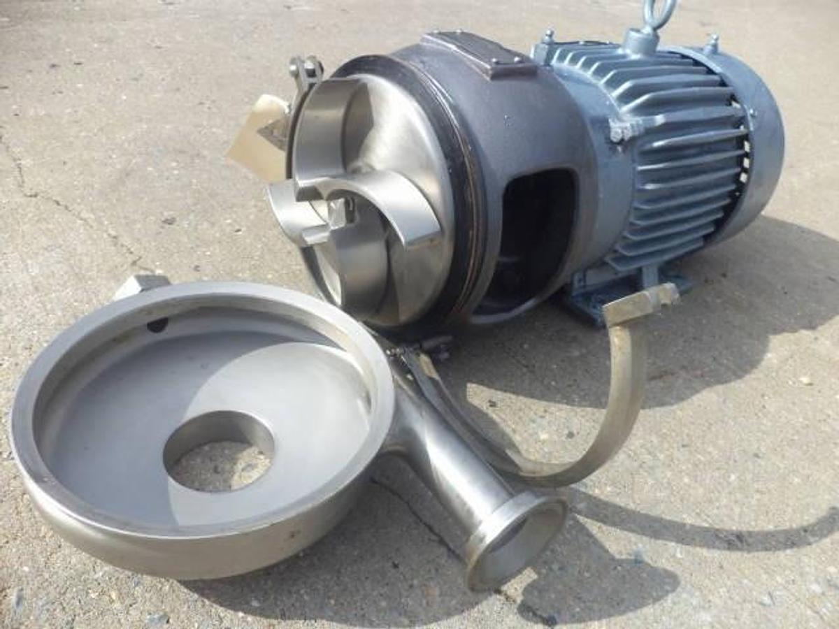 Used Crepaco 3 In. X 2-1/2 In. Stainless Steel Sanitary Centrifugal Pump