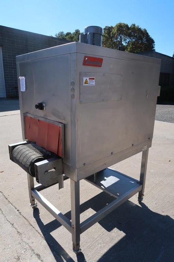 Used Shanklin T-7XL Stainless Steel Shrink Tunnel, On Casters