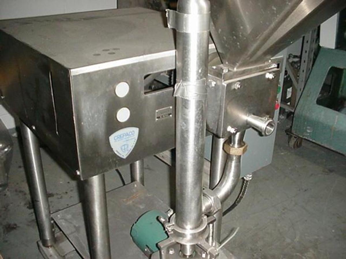 Used Crepaco L-3 Ingredient Feeder, Stainless Steel