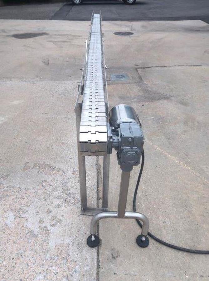 Used 4 1/2 In. X 13 Ft. Long Motorized Conveyor