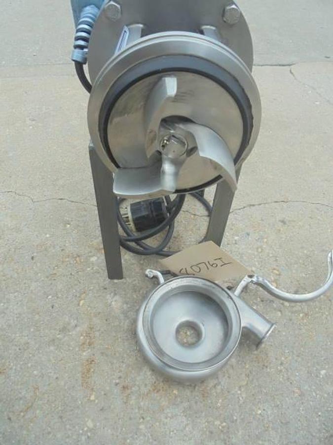 Used 1-1/2 In. X 1-1/4 In. Stainless Sanitary Centrifugal Pump, 1 HP