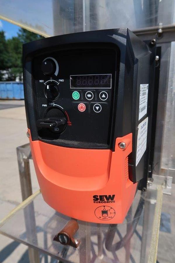 Used 30 Gallon Stainless Steel Portable Mix Tank