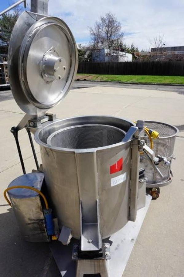 Used Brothers Legrow 200 Lb. SS Centrifugal Vegetable Spin Dryer 5 HP Motor