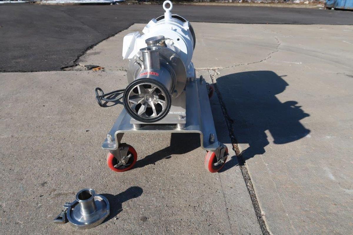 Used Greerco 4 In. Sanitary Pipeline Homogenizing Mixer, Portable