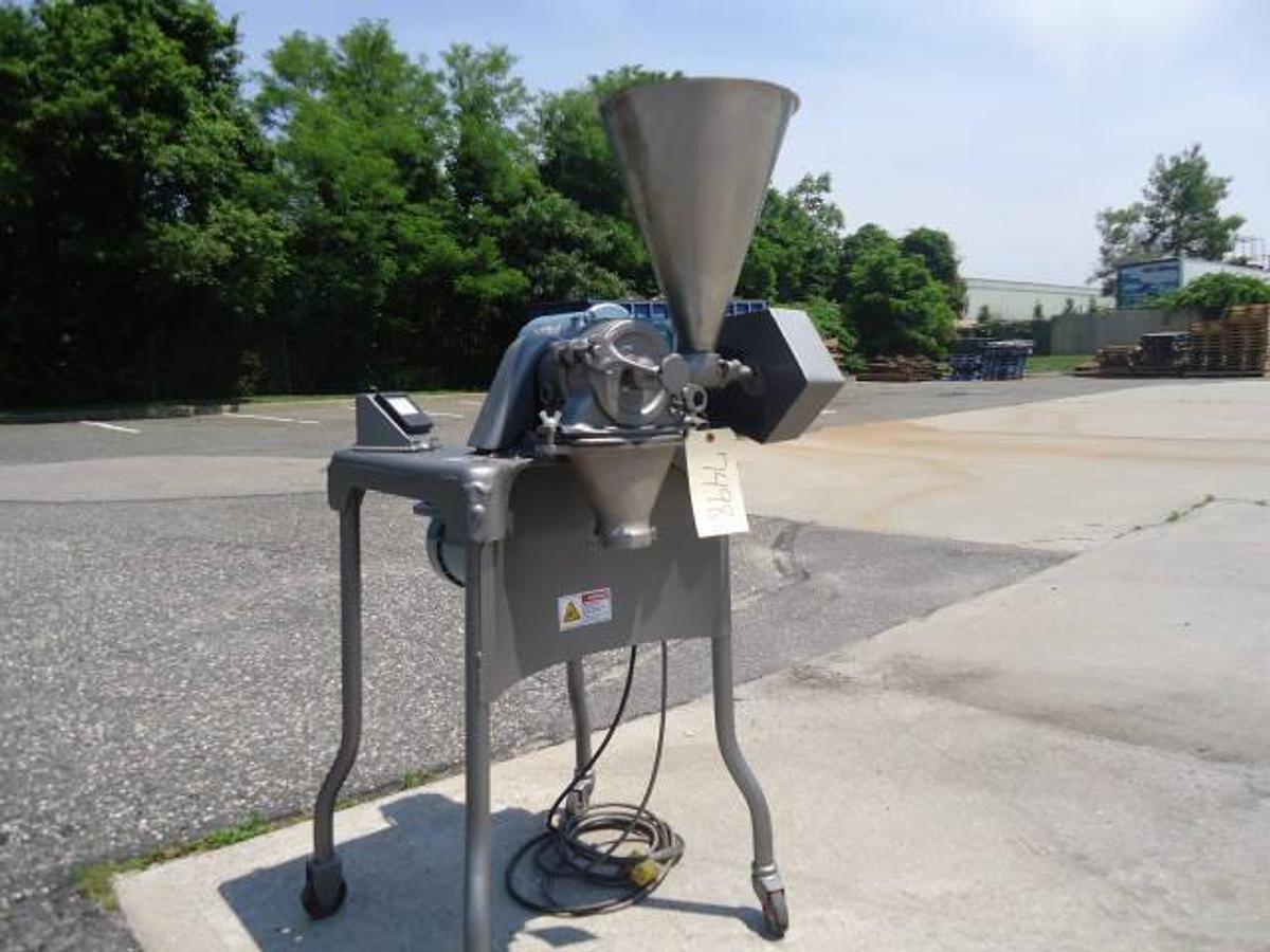 Used Mikro Bantam Sh Screw Fed Pulverizer, Stainless