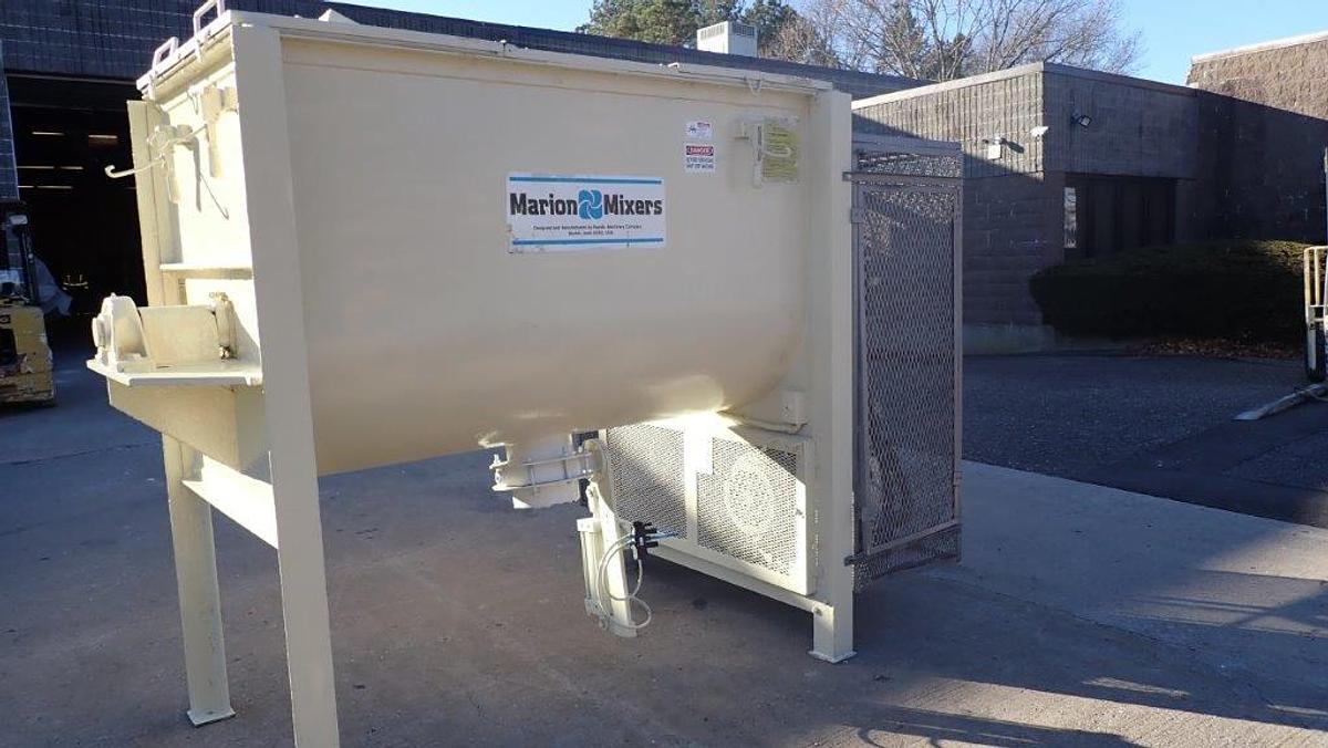 Used Marion 45 Cu. Ft. Batch Plow/ Paddle Mixer, 30 HP