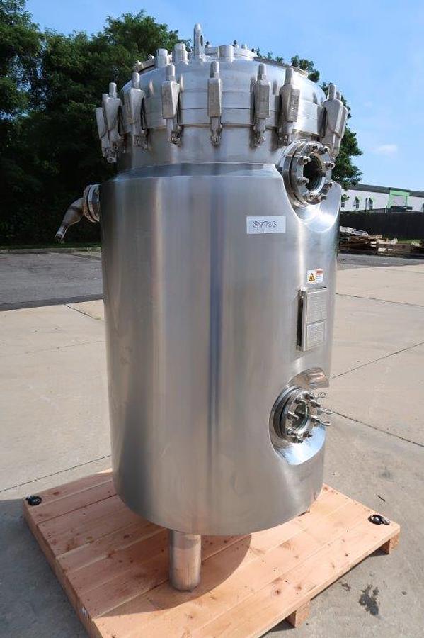 Used 1,000 Liter Allegheny Bradford SS Sanitary Jacketed Pressure Tank/Reactor