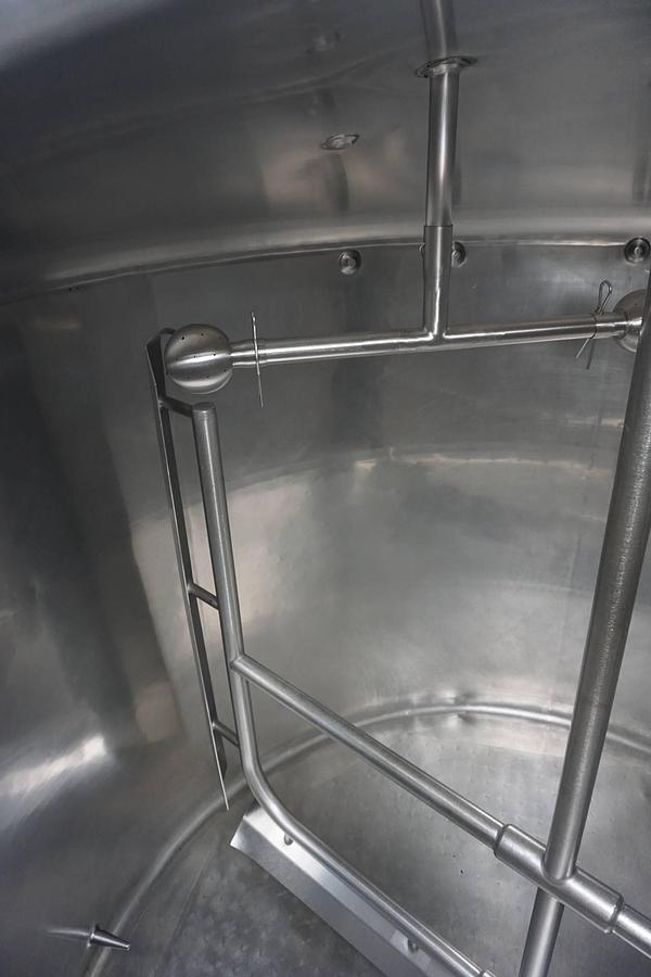 Used 1,600 Gallon Crepaco Stainless Steel Sweep Agitated Tank, 75 PSIG Jacket