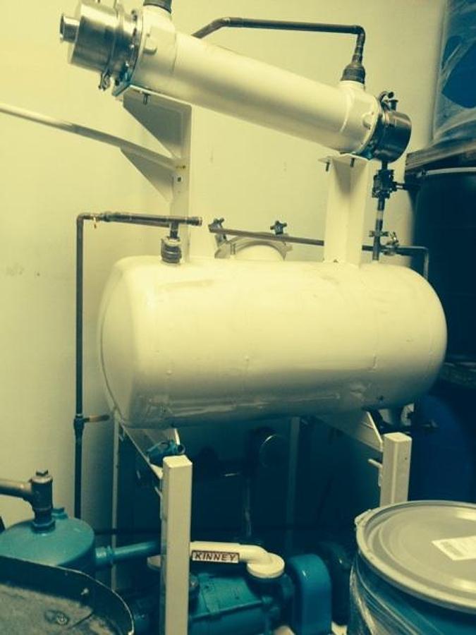Used 30 CU.FT. Gemco Stainless Steel  Twin Shell “V” Blender/Dryer/Formulator With Intensifier Bar