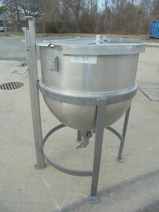 Used 60 Gallon Toronto Coppersmithing Mix Kettle, 100 PSI Jacket-