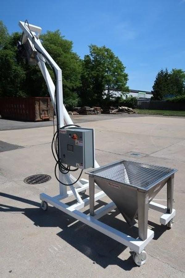 Used Flexicon Flexible Screw Conveyor, Portable