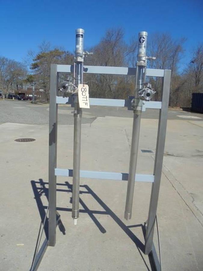 Used Graco “Fast-Flow”” Stainless Air Operated Drum Pumps (2)”