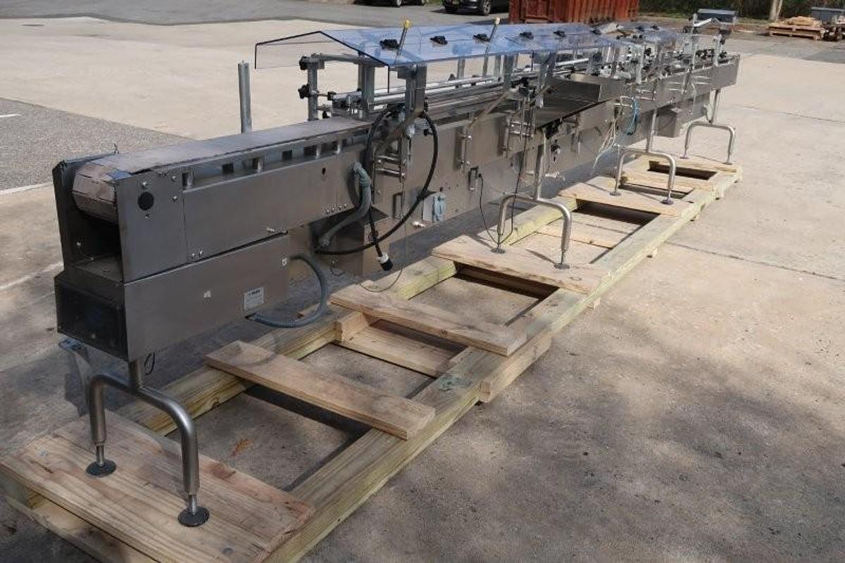 Used Kalish 21.5 Ft. Long SS Bottle Conveyor
