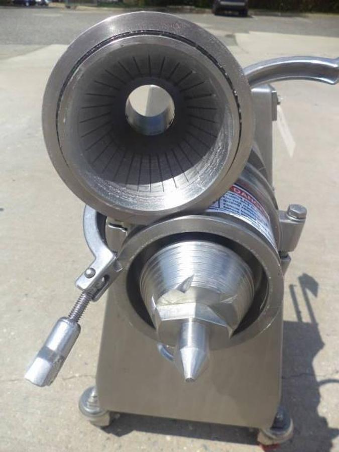 Used Bematek CZ-110-PB Type 316L Stainless Colloid Mill, Grooved Rotor