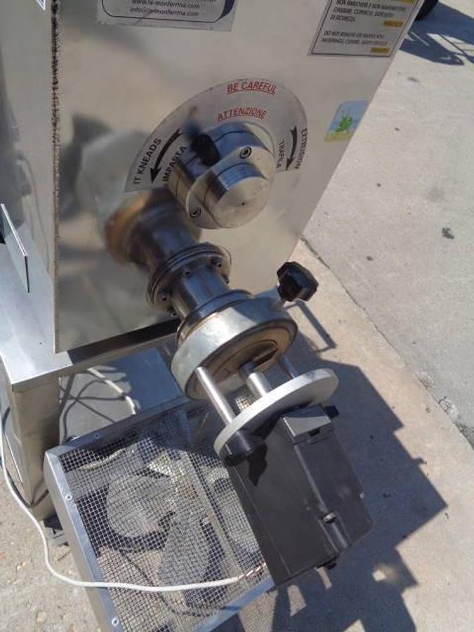 Used La Monferrina P6 Pasta Mixer/Extruder w/dies and Ravioli Attachments