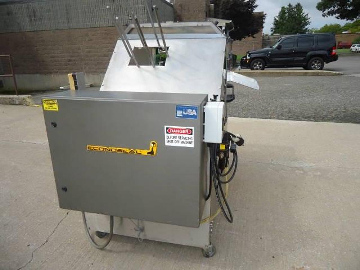 Used Econocorp “Econoseal” E-2000 Cartoner, Hot Glue Sealing