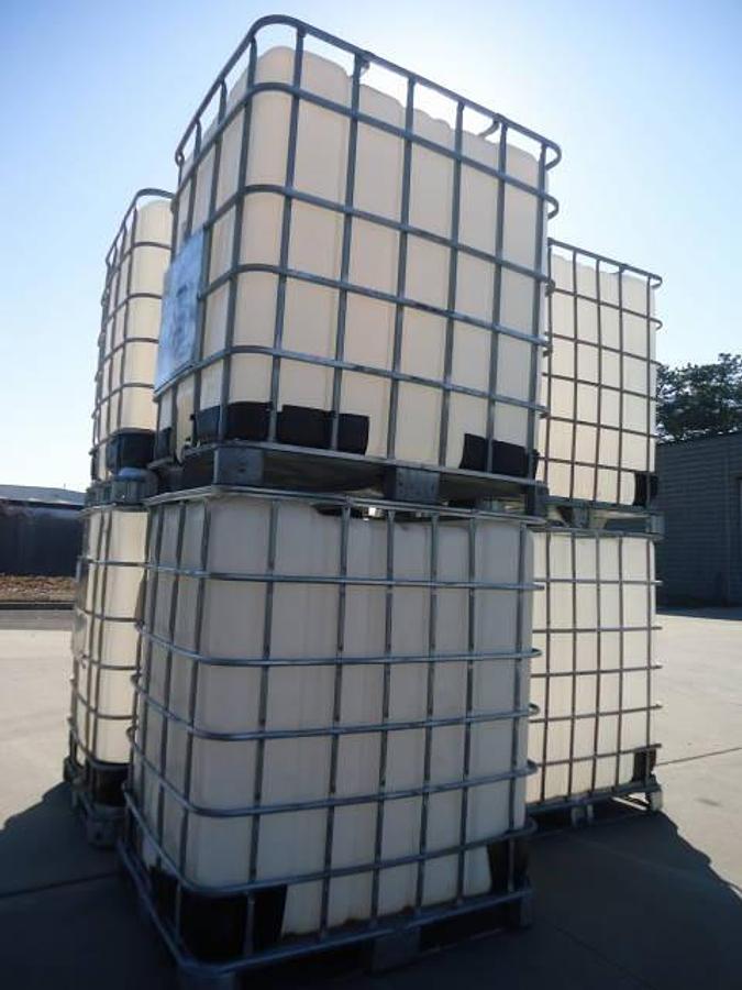 Used 330 Gallon “Tote” Poly Stackable Tanks, (6)