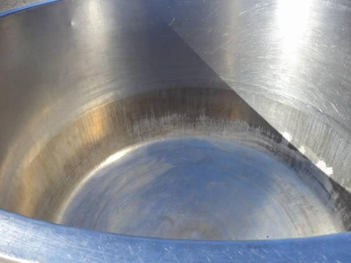 Used 350 Gallon BH Hubbert & Son Stainless  Steel Kettle, 42 PSI Jacket