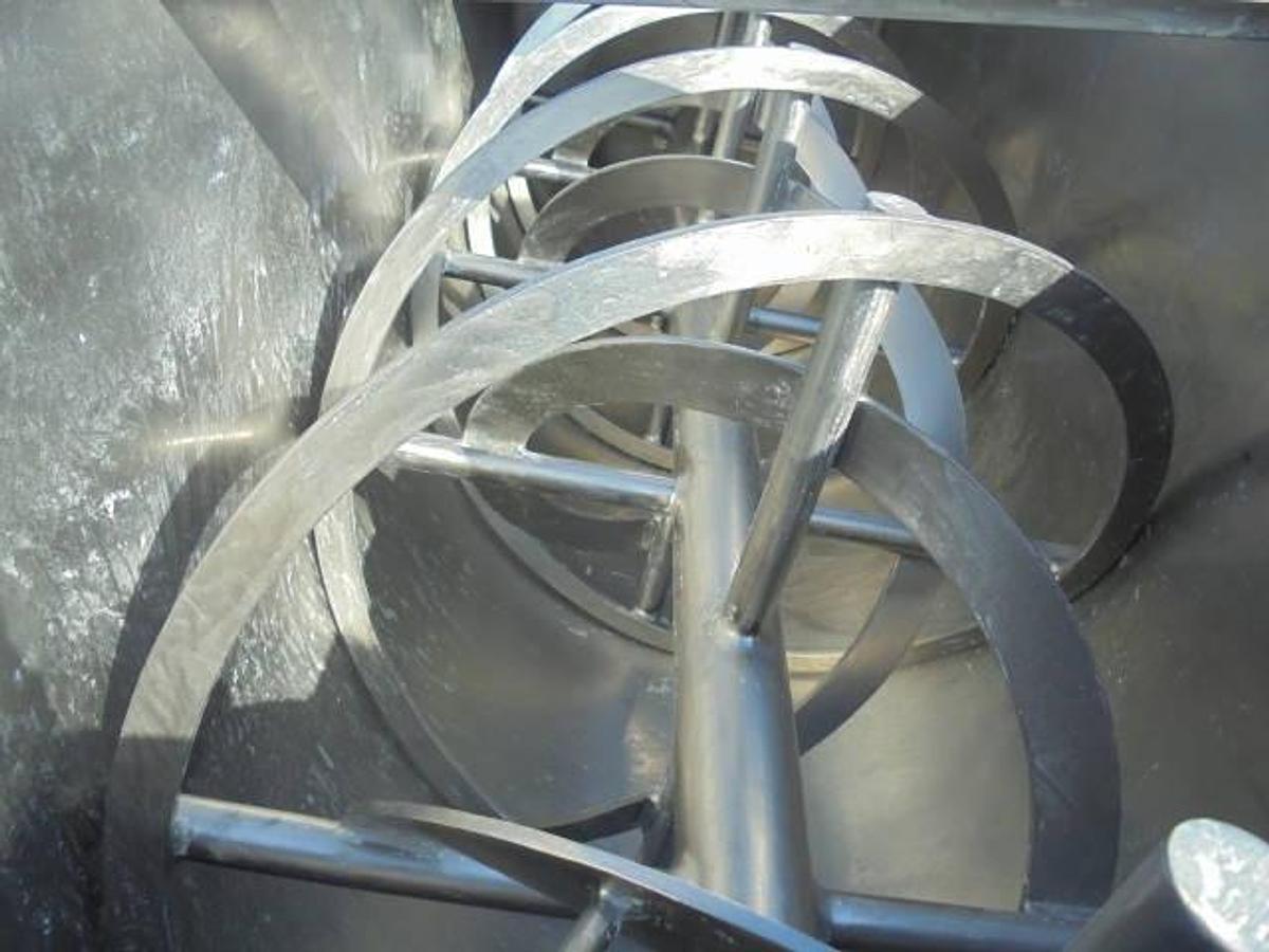 Used 25 Cu. Ft. Ross Stainless Jacketed Double Ribbon Blender, 10HP