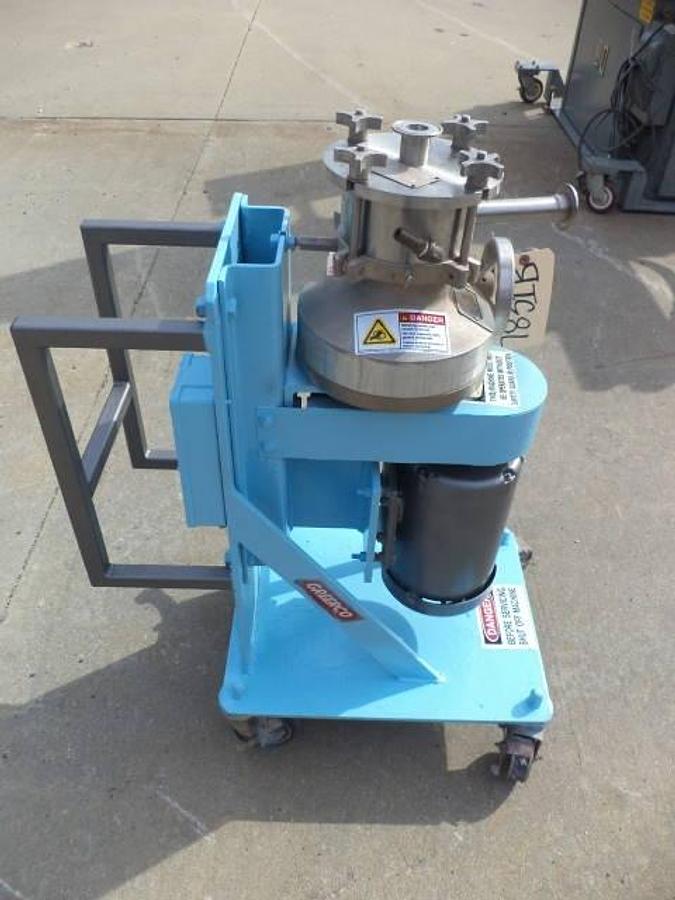 Used Greerco W250V Stainless Steel Vertical Colloid Mill, portable