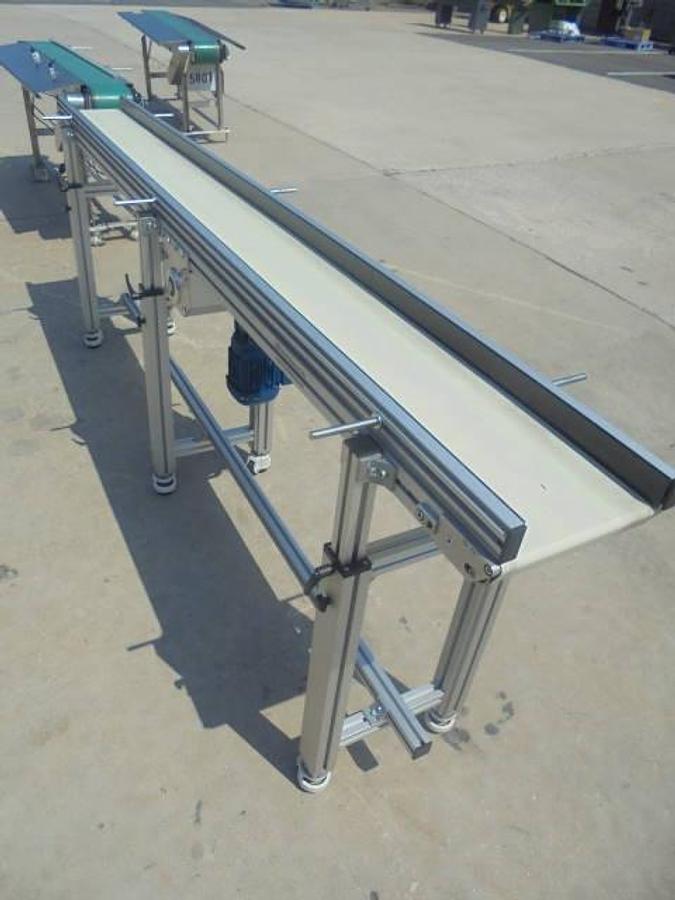 Used MK Automation 11 In. X 9 Ft. Motorized Belt Conveyor
