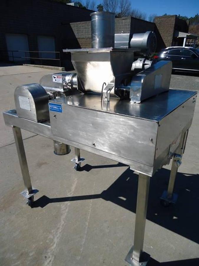 Used Fitzpatrick Das06 Stainless Steel Comminutor/Pulverizer, Screw Feed