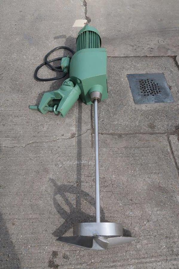Used Lightnin 2.3 HP Clamp-On Portable Agitator, 36 In. Long Stainless Steel Shaft
