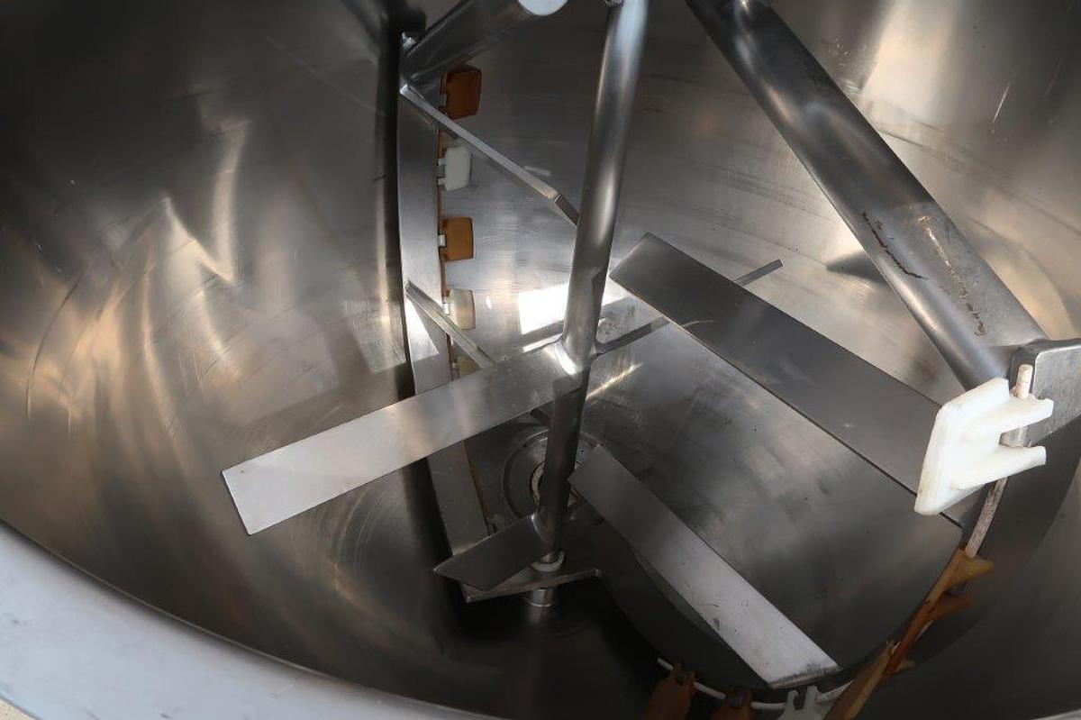 Used 250 Gallon Lee SS Double Motion INA Jacketed Kettle