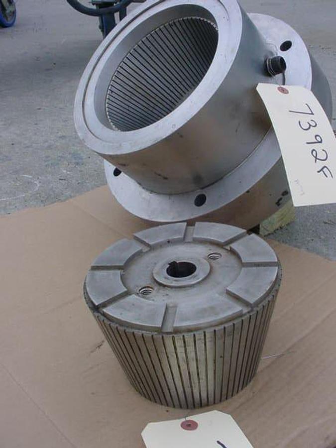 Used Charlotte Sd-20 Rotor/Housing For Colloid Mill, 316 Stainless