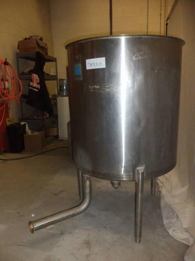 Used 150 Gallon Cherry Burrell Stainless Steel Vertical Tank