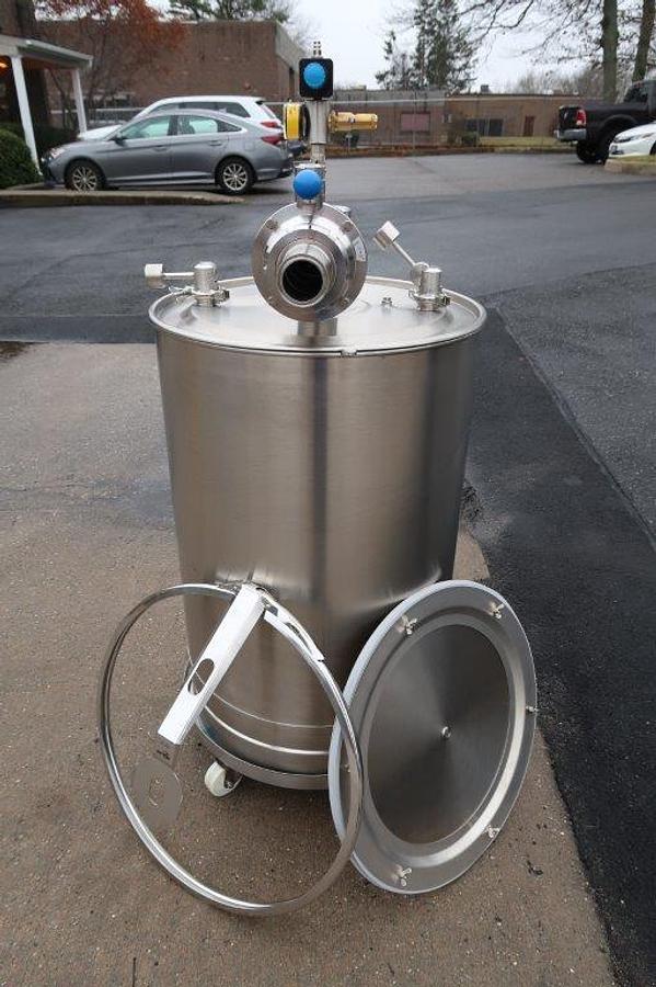 Used Muller “Vispro” Transfer/Drum Emptying System