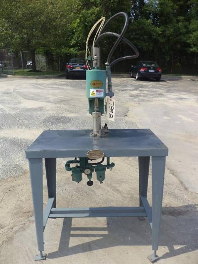 Used JG Bench Top Air Operated Crimper