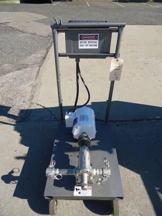 Used Teel 1.25 inch x 1.25 inch rotary pump, .75HP motor
