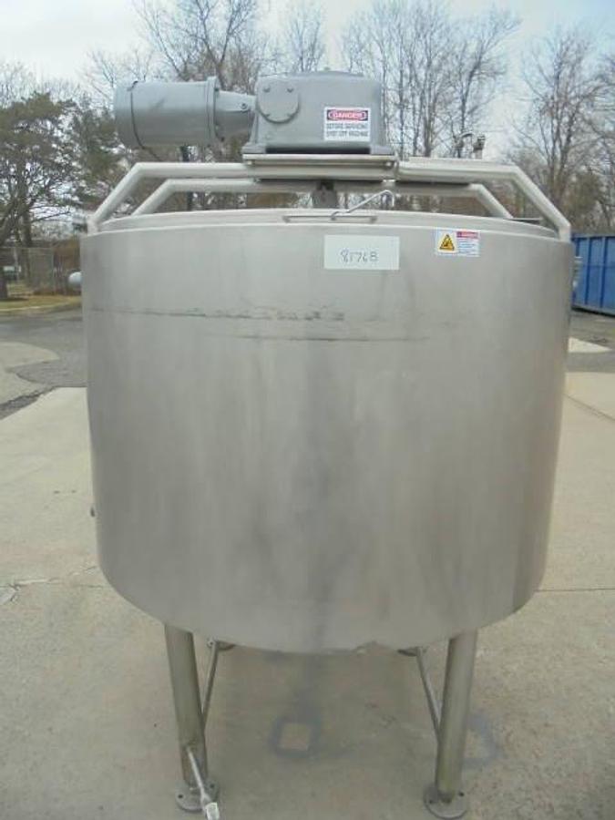 Used 350 Gal Zero Manufacturing Jacketed Scraper Agitated Tank