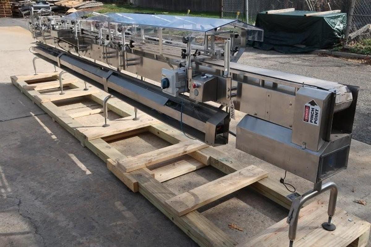 Used Kalish 21.5 Ft. Long SS Bottle Conveyor