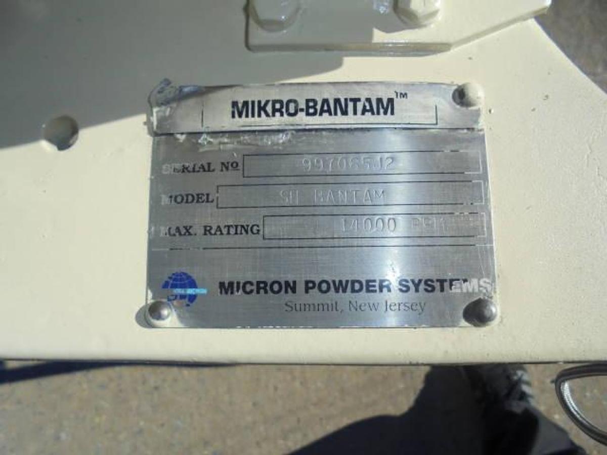 Used Hosokawa Micron Bantam SH Lab Pulverizer/Hammermill, All Explosion Proof