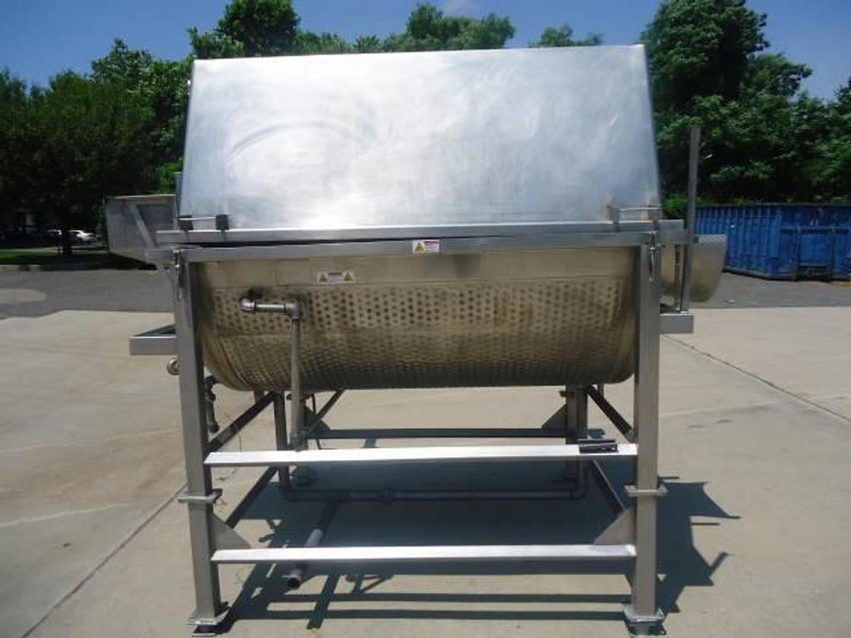 Used Ak Robins 48 In. Diameter Continuous Blancher, Jacketed