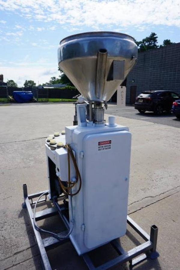 Used Kalix KX10 Tube Filling Machine, Jacketed Hopper