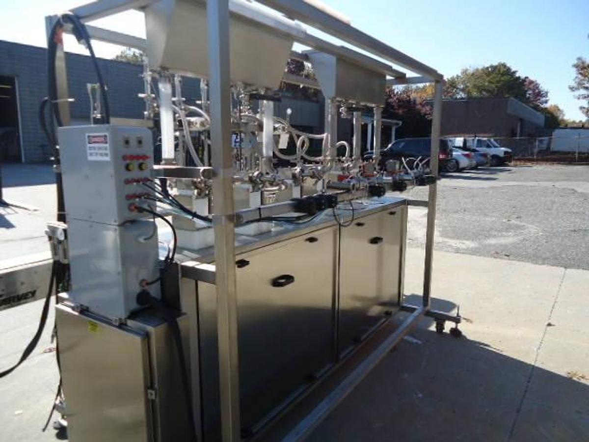 Used Inline Filling Systems Servo positive displacement filling machine