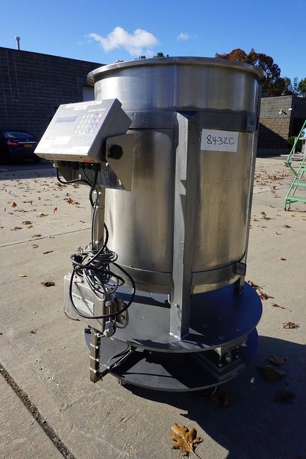 Used 60 Gallon Alsop Stainless Steel Tank With Load Cells