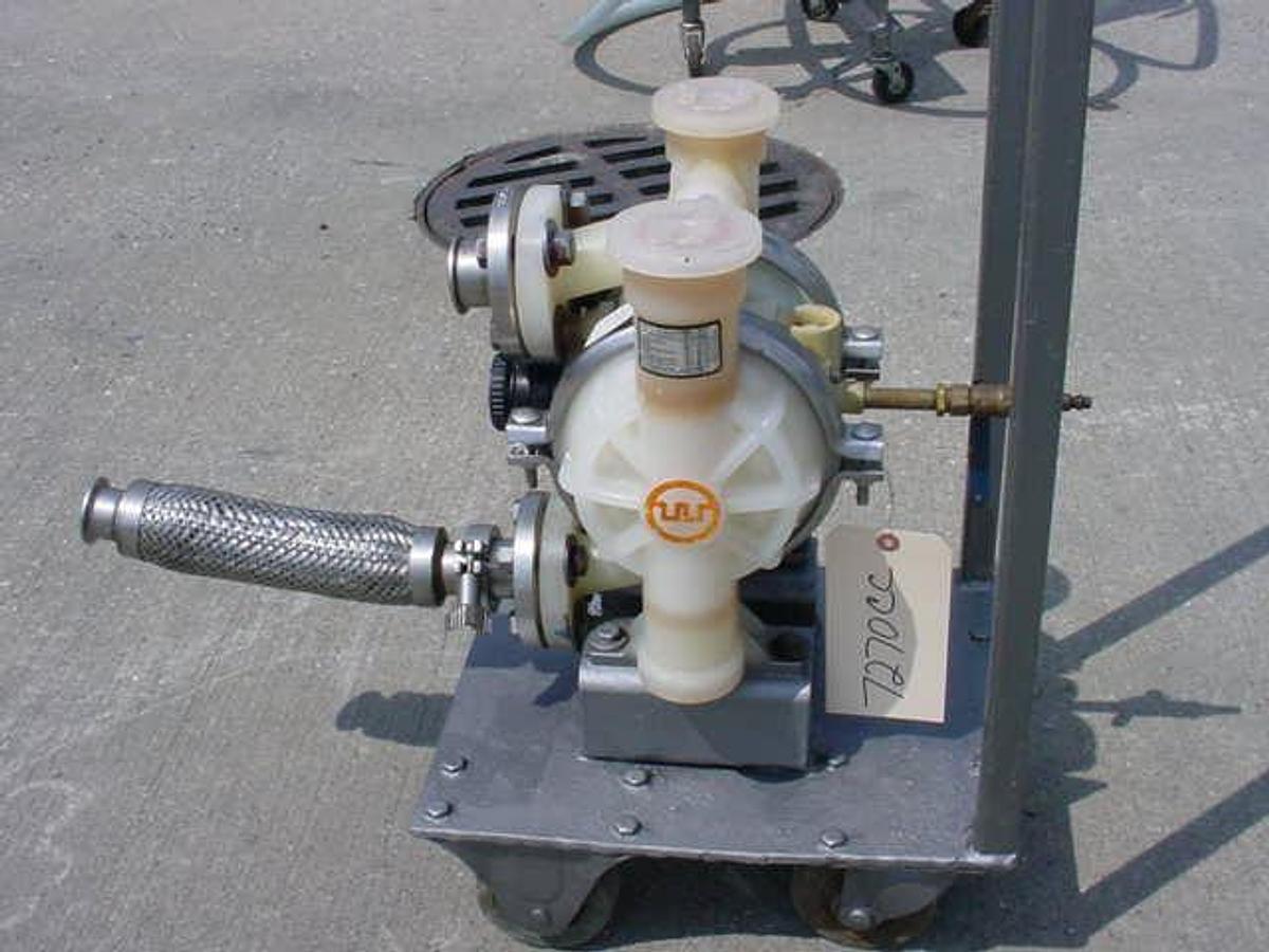 Used Wilden 1″ Air Operated Double Diaphragm Pump, Portable
