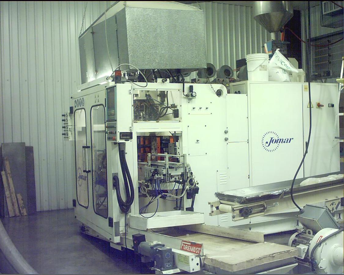 Used Jomar Bottle Blow Molding Extrusion System, 1998