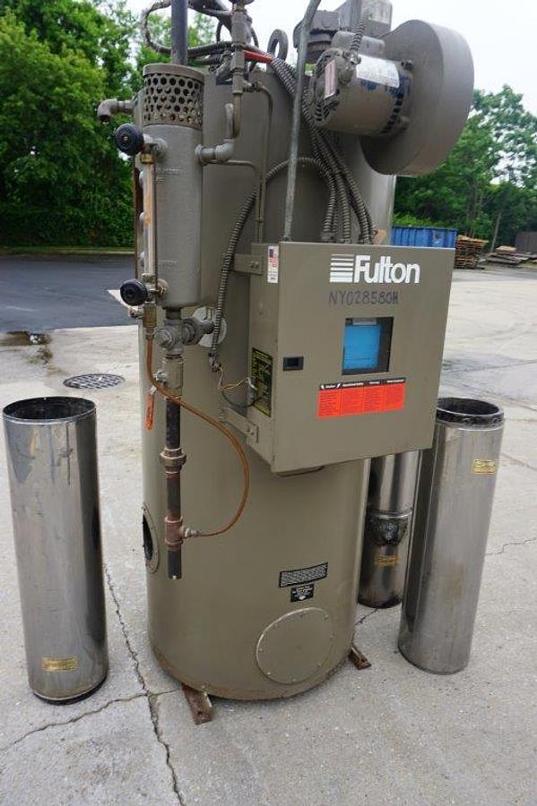 Used Fulton FB-015-A Fuel Fired Steam Boiler, Natural Gas
