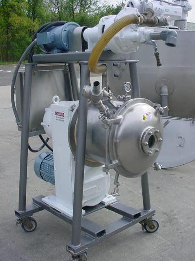 Used Cornell D-16 Stainless Steel Sanitary Versator, Explosion Proof Drive