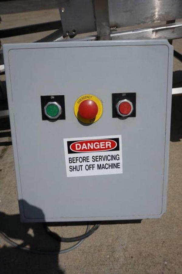 Used S + S 19-1/2 in. X 6-5/8 in. conveyorized metal Detector, Stainless Steel Frame