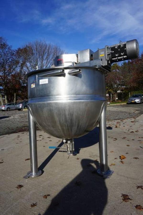 Used 300 Gallon Lee SS Jacketed Double Motion Mixing Kettle