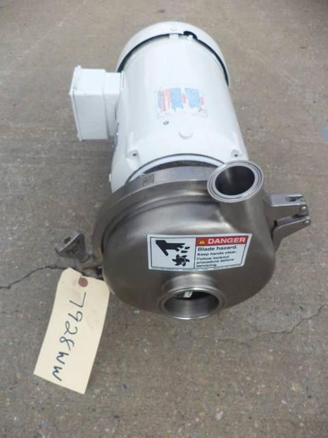 Used Waukesha/Cherry Burrell 3 in. x 1-1/2 in. SS sanitary centrifugal pump, 3HP